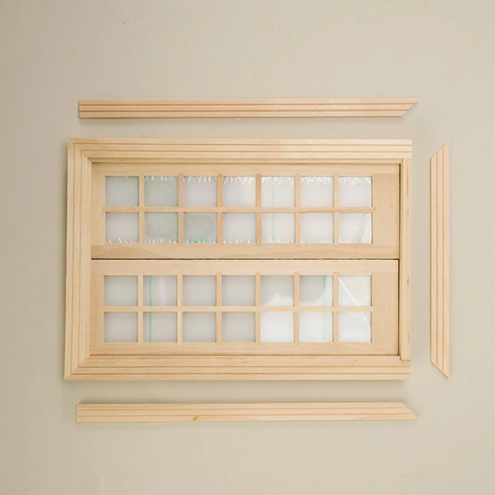 1/12 poppenhuis raam woondecoratie accessoires miniatuur scène model 1:12 miniatuur raam voor keuken slaapkamer studie decor