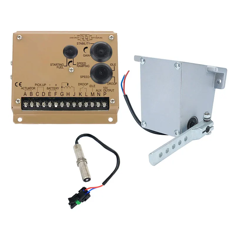 

ADC120-24V Actuator + Governor ESD5500E + Magnetic Pickup Sensor MPU 3034572 Compatible With Generator