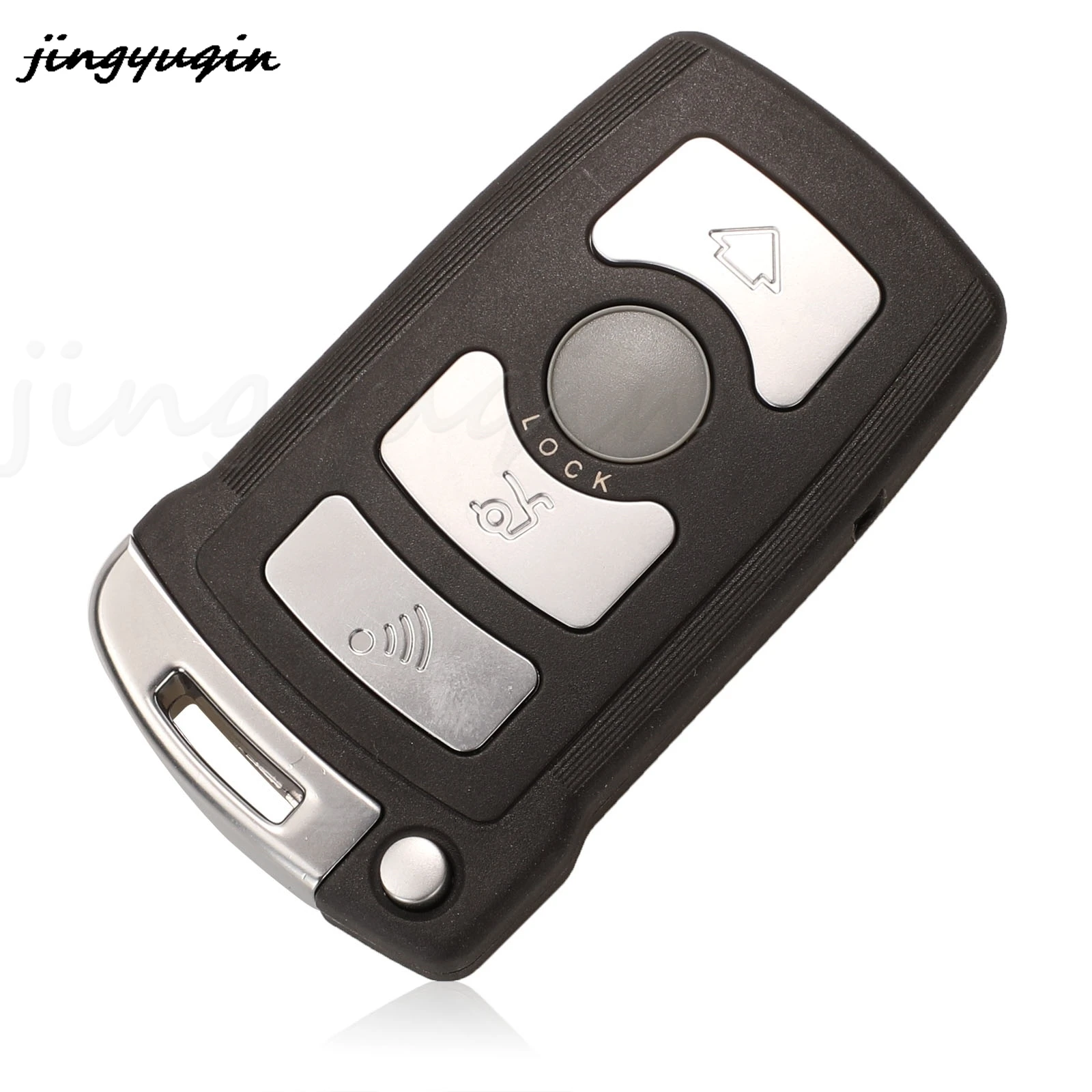 jingyuqin 4 Buttons CAS1 System Remote Key 315ASK  FSK/433/868 Mhz ID46 Chip For BMW 7 SERIES E65 E66 With HU92 Blade