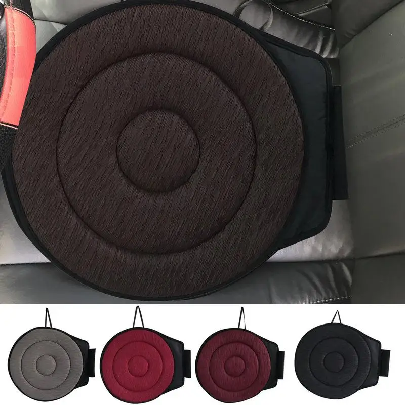 Rotating Car Seat Cushion swivel beneficial 360 degree elderly support Vehicle Seat Cushion Portable Disc Pad Reduce Back Strain