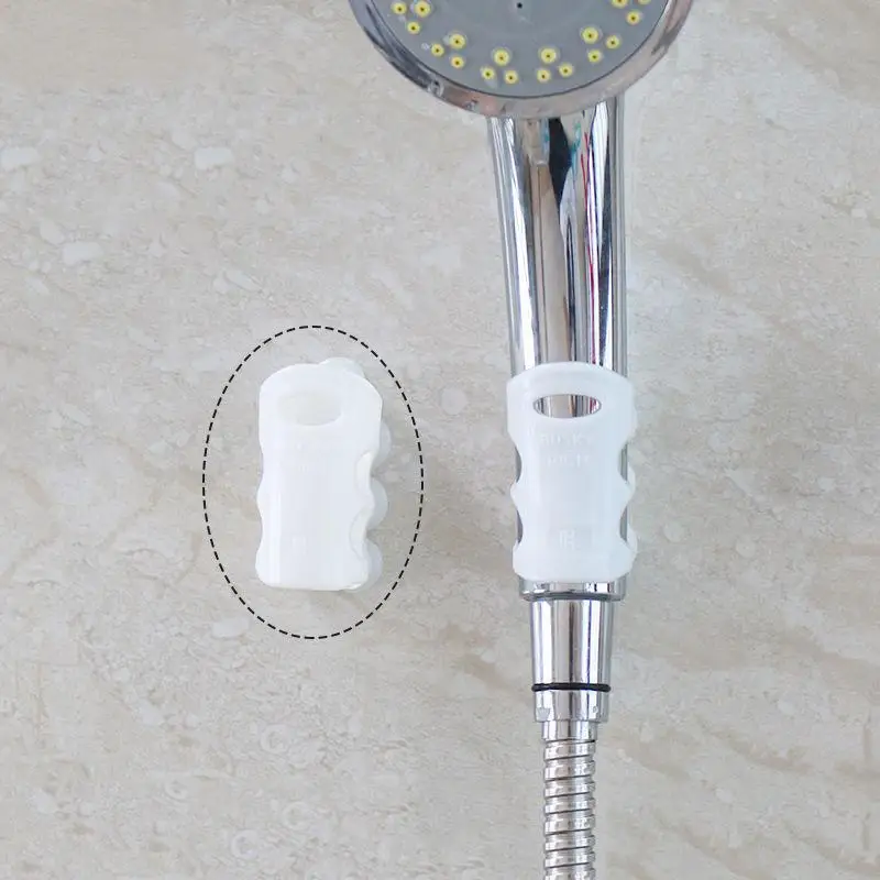 

Передвижной держатель для душевой лейки на присоске, регулируемый, многоразовый, силиконовый, без сверления, крючки для ванной комнаты, аксессуары