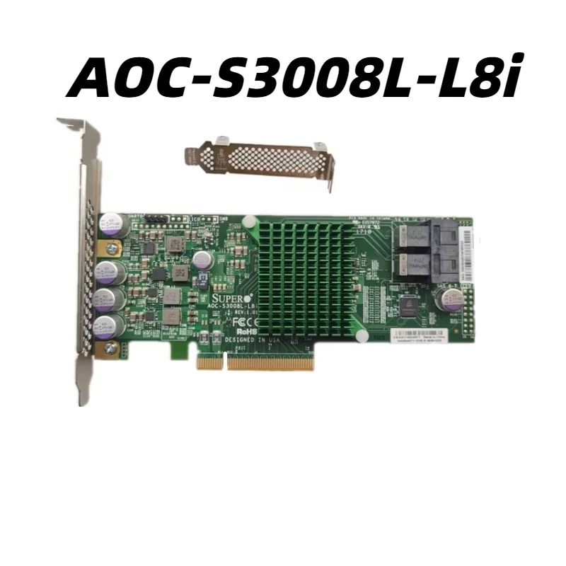 

AOC-S3008L-L8i PCI Express 3.0 X8 12 Гбит/с Внутренний RAID-контроллер Supermicro