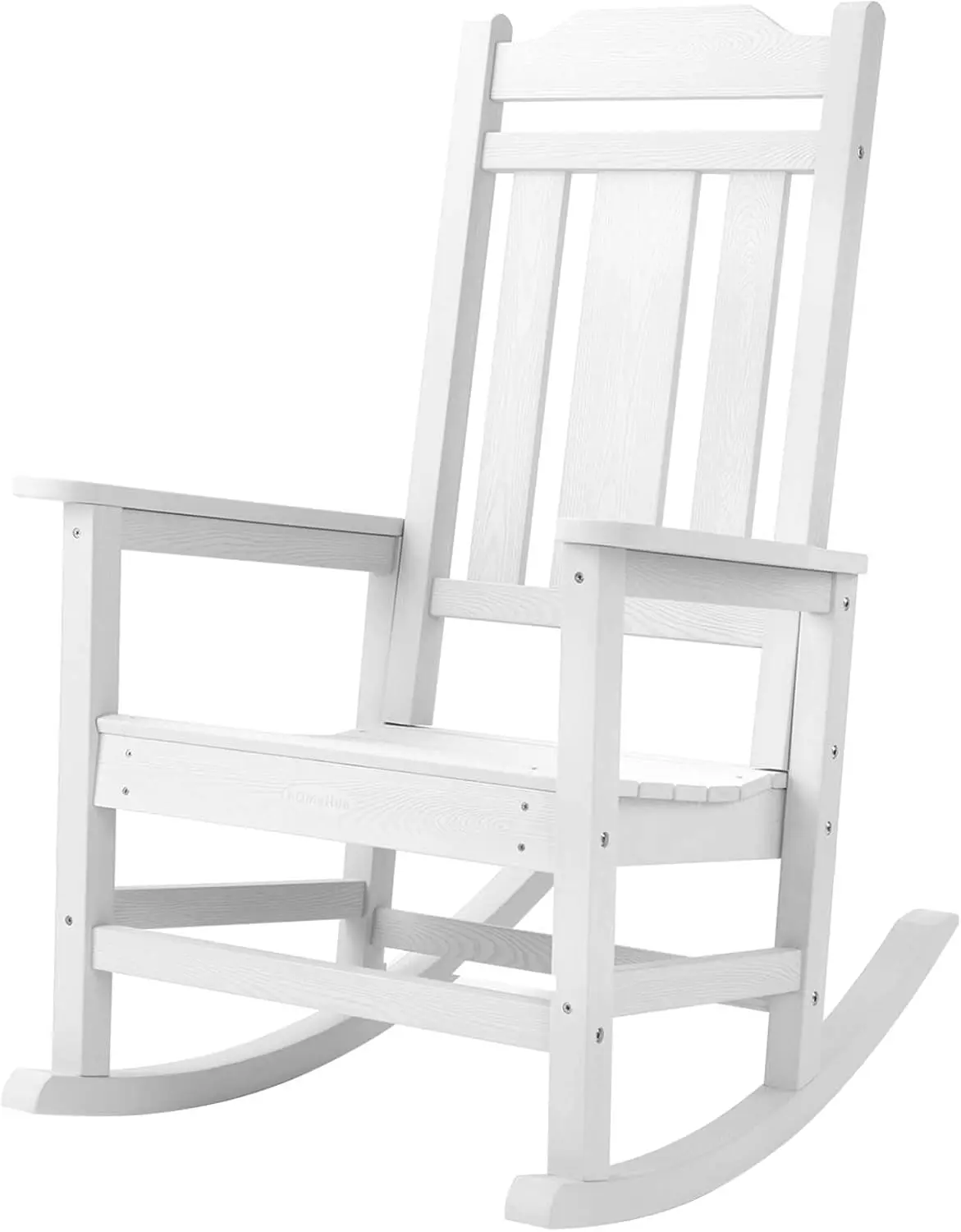 Homehua Patio Rocking Chair, All Weather Resistant Outdoor Indoor Fade-Resistant Patio Rocker Chair，Stable Durable Smooth