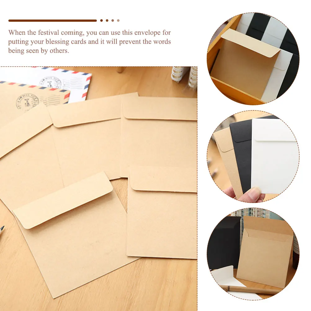 100 pçs envelope pequeno dinheiro envelopes mini peças cartão em massa minúsculo dinheiro pacote em miniatura moeda