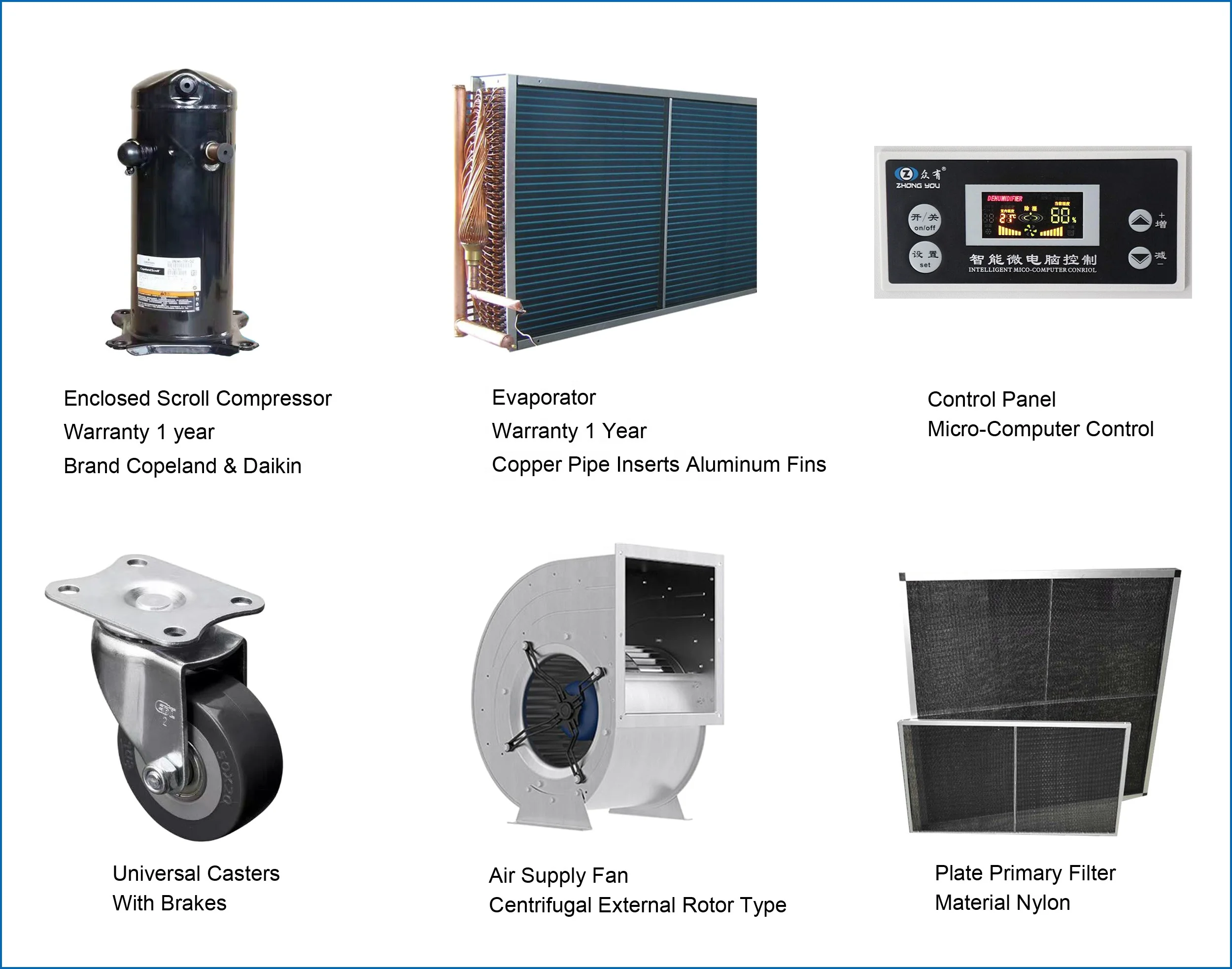 

Hot Warehouse Dehumidifier Industrial Dehumidifier CFZ-7 Basement Garage Dehumidifier