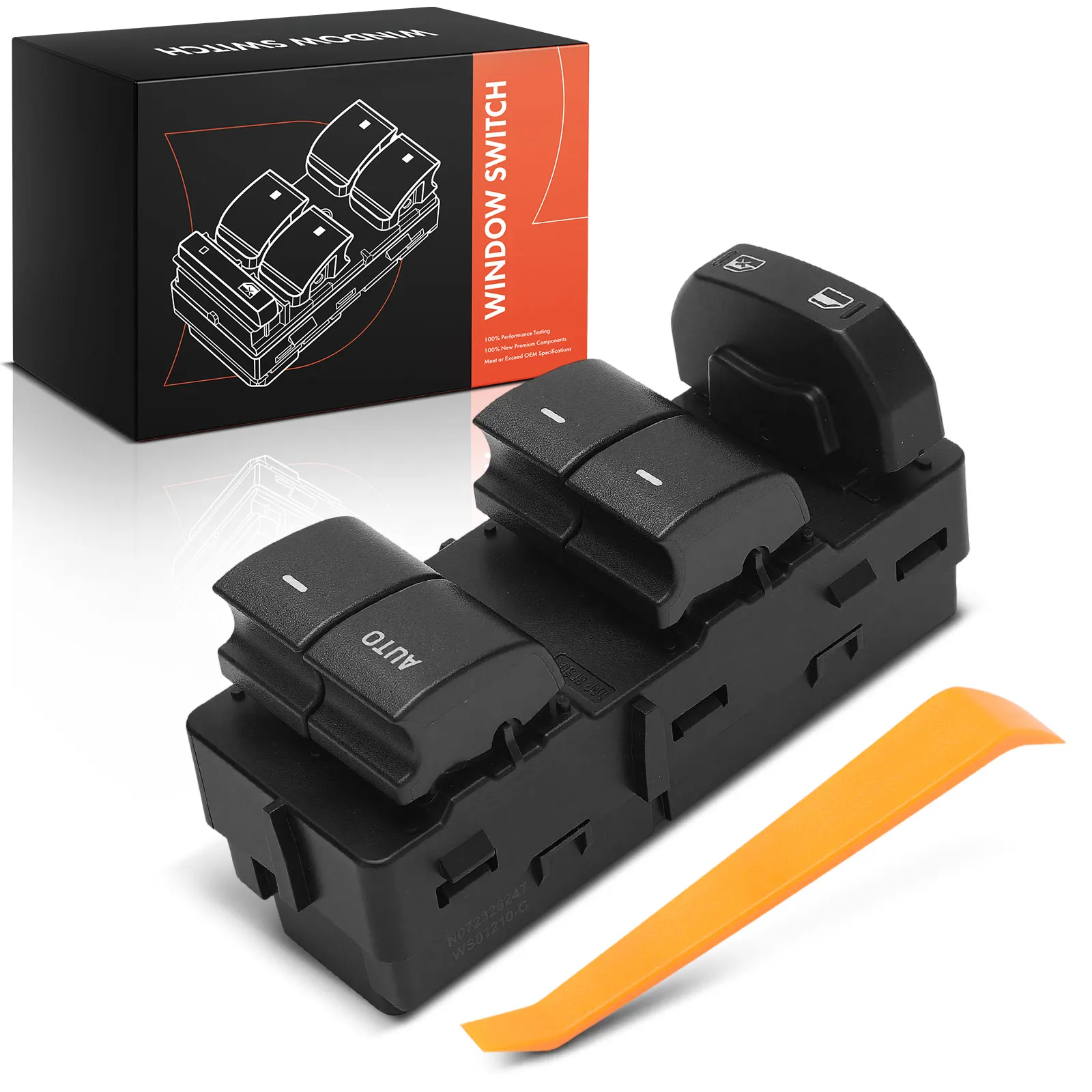 Frankberg 1x raamschakelaar linksvoor voor Ford Escape Focus F-250 Super Duty