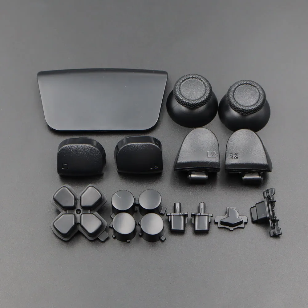 Full Set Plastics Button For PS5 2.0 V2 BDM-020 Handle Thumb Sticks Joystick Cap L1 R1 L2 R2 D-pad Button For PS5 V2 Controller