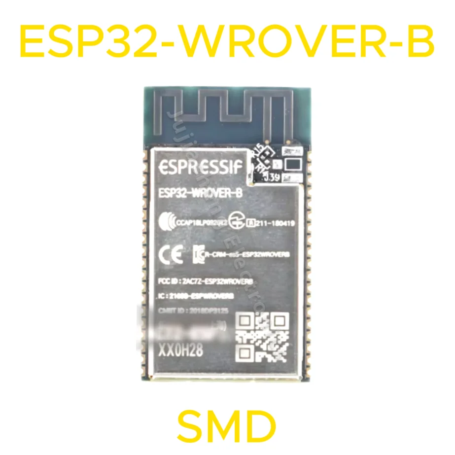 (5PCS)ESP32-WROVER-B N8R8 8MB N16R8 16MB Wifi Bluetooth Module PSRAM  IC  integrated circuit