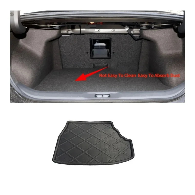 Car Rear Trunk Mats For Toyota Camry Altis XV30 2002 2003 2004 2005 2006 Waterproof Pads Trunk Carpets EVA Cover Car Accessories