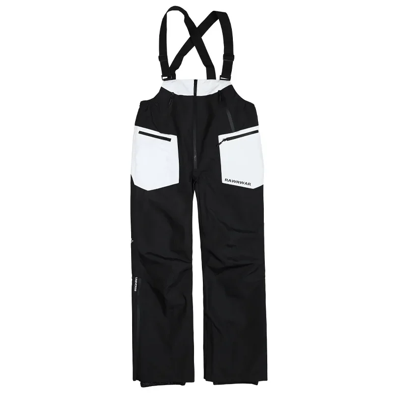 Outdoor Winter 2025 New Trendy Ski Strap Pants Waterproof Windproof Snowboarding Pants Warm Skiing Snow Pants Men's Women's