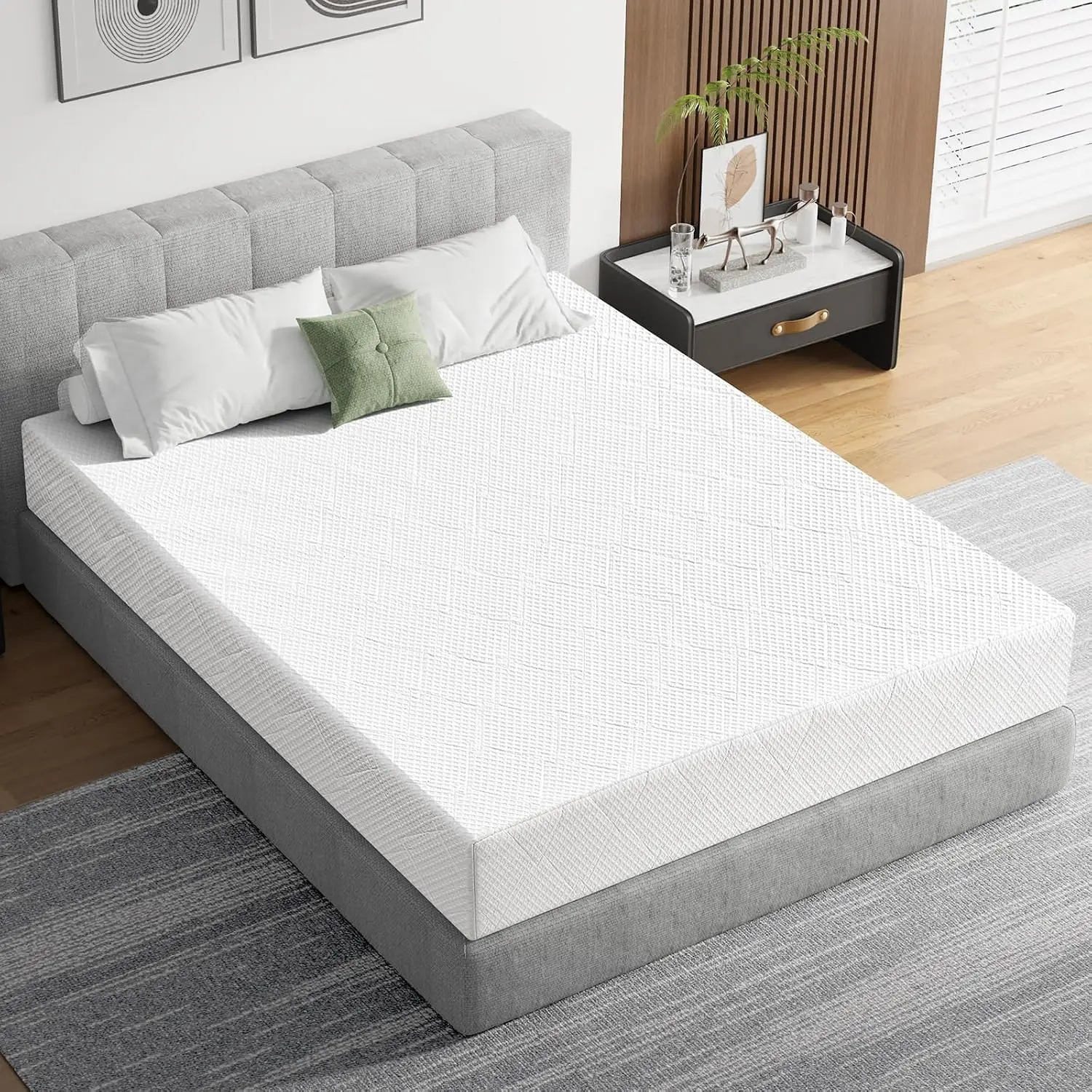 Extra Firm Mattress Twin Size 8 Inch, Premier High Density Foam Mattresses in Box, Supportive Bed-Mattress for Back, Customized