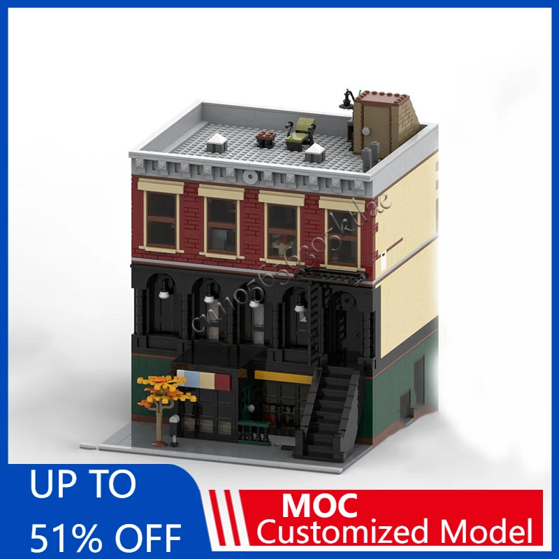

3338 PCS MOC Creative City Street View Modular building symbolizing love Model Architecture Building Block Kids Bricks Toys Gift