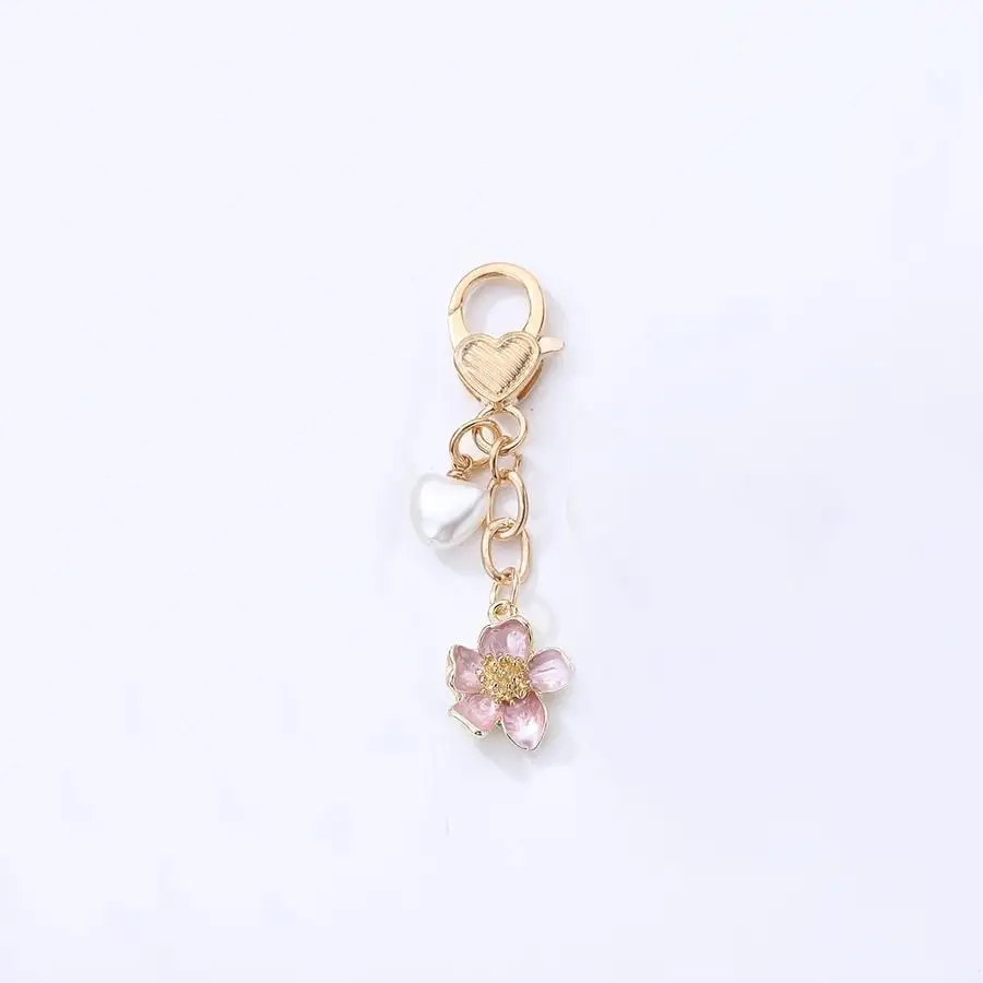 1/5/10/20/50/100pcs New Flower and Pearl Pendant, Gentle Breeze, Love Buckle, Dripping Oil, Camellia Flower Ornament, Exquisite