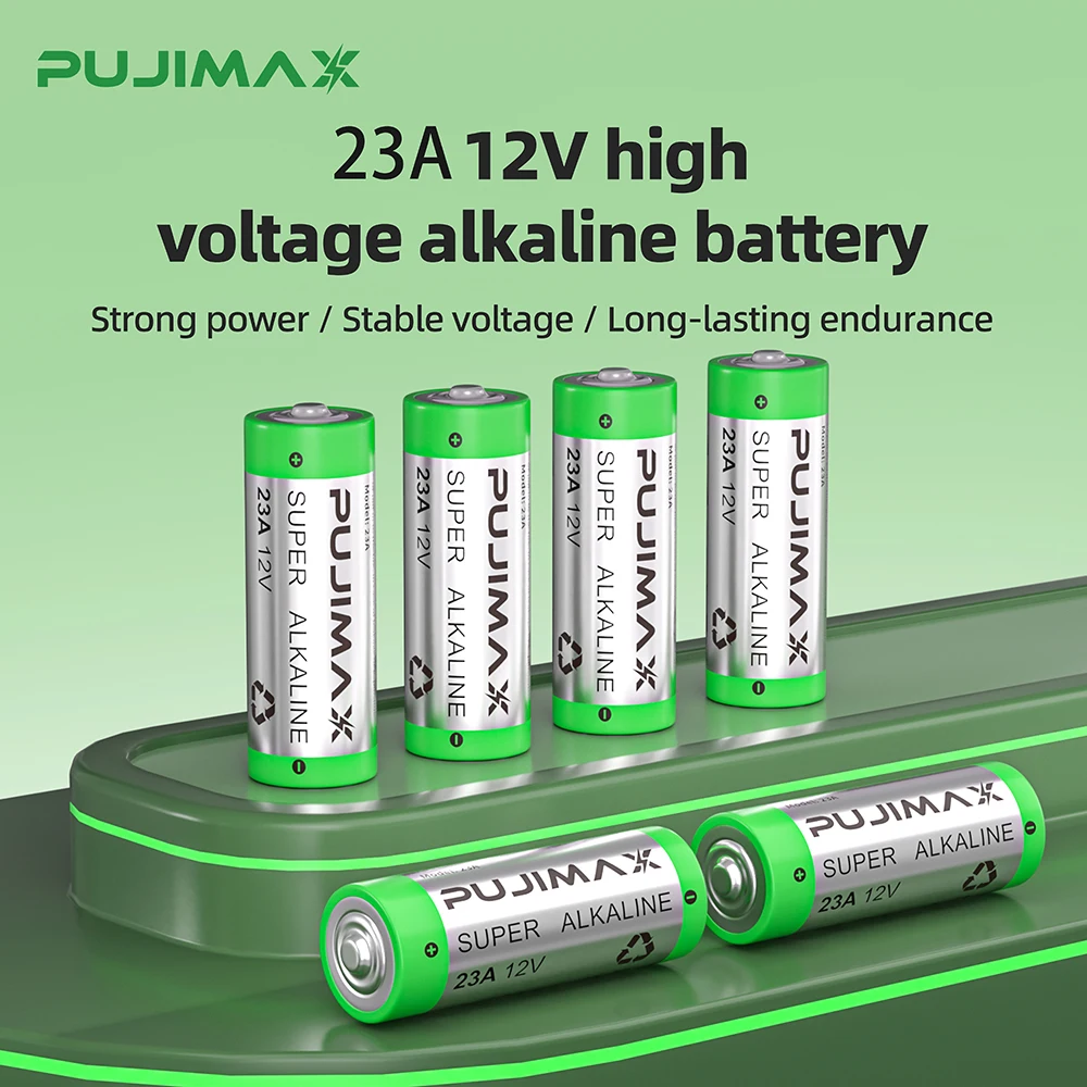 

PUJIMAX 5-60PCS 12V 23A Alkaline Battery 58mAh-A23 E23A K23A L1028 for Remote Control Doorbell Toys Flashlight Primary Batteries