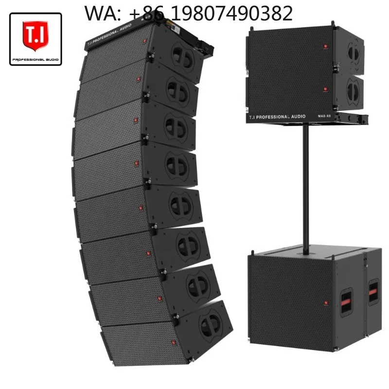 Double 6.5 Inch 2-Way Portable Passive Line Array Professional Sound for Stage