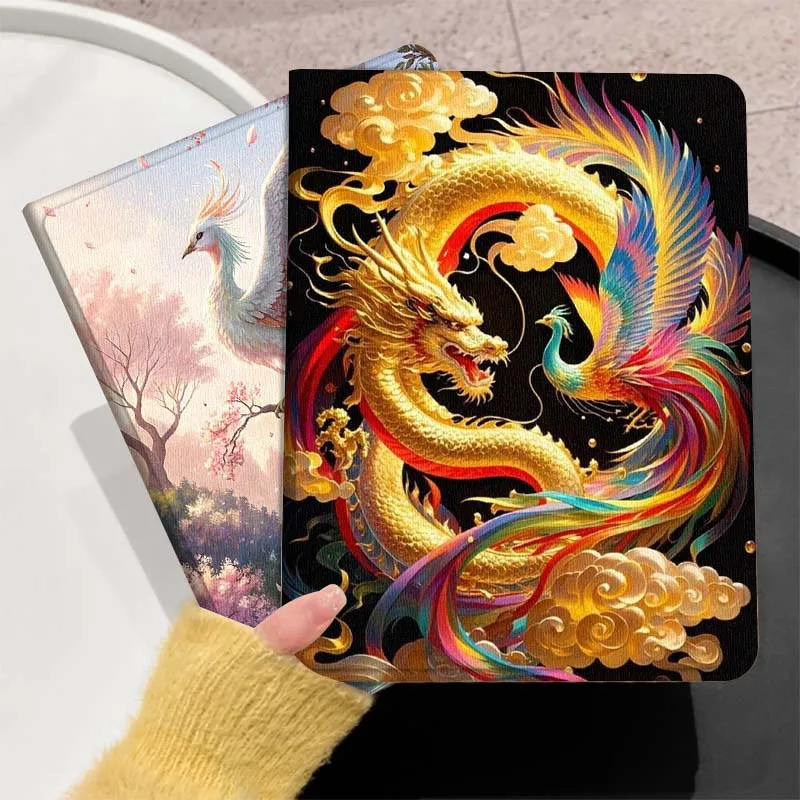 

Art Bird Peacock Color For Huawei MediaPad T5 T10s M6 M5Lite SE Honor Tab 5 6 7 V7 V8 X8a X9a Pro Soft Tablet Case Gift
