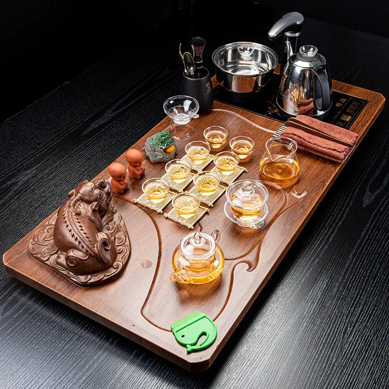 Living Room Hospitality Tea Tray Ceremony Vintage Valet Chinese Kung Fu Tea Tray Decorative Serving Bandejas Home Decorationgs