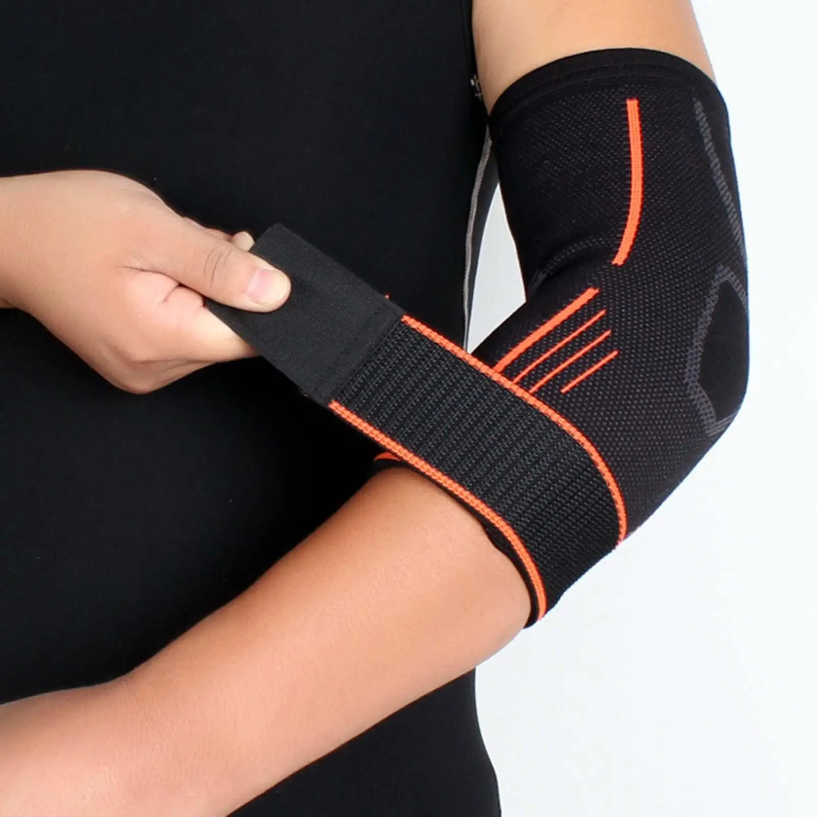 

2-6pack Elbow Brace Arms Support Wrap Compression Sleeve Football Tennis Youth