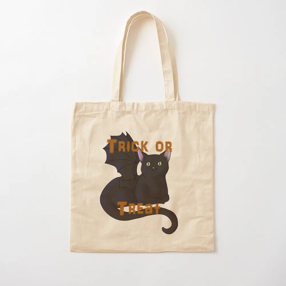 

Cat dressed as a bat Tote Bag tote bags aesthetic hand bag ladies great bag custom canvas Canvas Tote