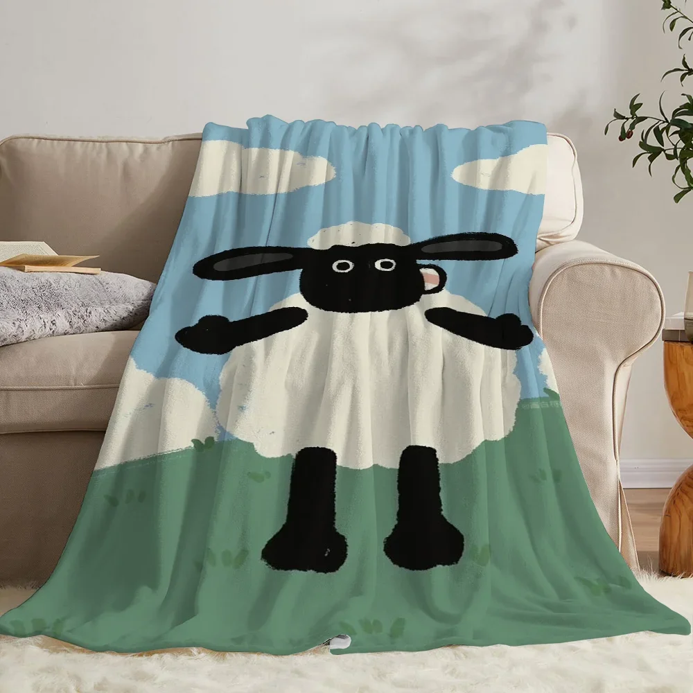 S-Shaun Sheep and GromitS Blanket Bed Throw Blankets for Adults Microfiber Bedding Luxury Blankets & Throws Blanket King Size