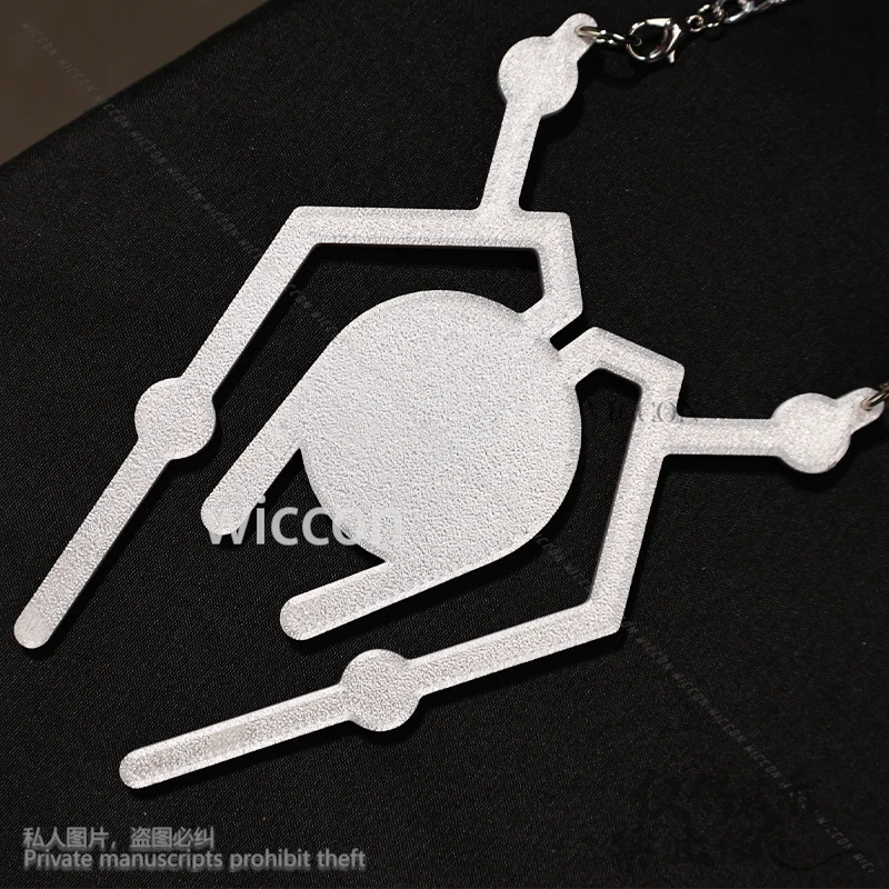 أنيمي الغريبة المرحلة تأثيري حتى الأداء ثلاثية الأبعاد حمض البوليلاكتيك قلادة مستديرة 7 وميض ذهب هالوين هدايا عيد الميلاد مخصصة