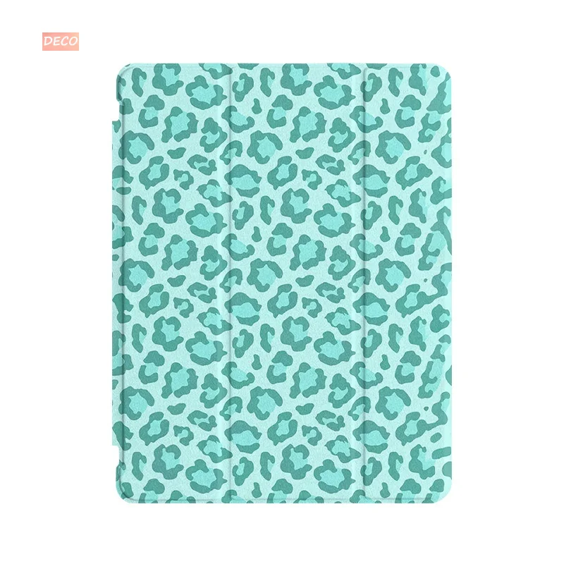 Blue Leopard Print ins Tablet Case for Samsung Galaxy Tab A9 PLUS/iPad11th/ MatePad SE 11/Xiaomi Pad7/ Redmi Pad SE11