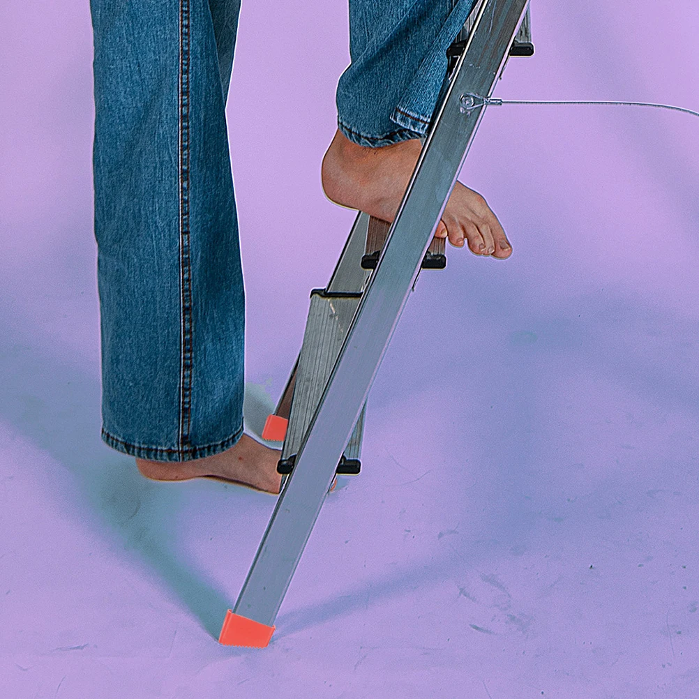 6 Pcs Ladder Mat Foot Step Ladders Leg Protector Cover Rubber Feet Pads for Non-slip