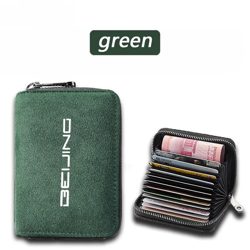

Car card sleeve business card Wallet bag For BAIC Senova X25 X35 X55 X65 Beijing BJ20 EV2 EV5 BJ40 EC3 EC5 EX5 X7 Accessories