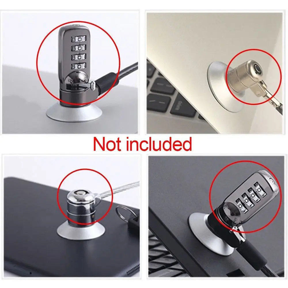 Round Portable Laptop Security External for Notebook Anti-theft Lock Hole Keyhole