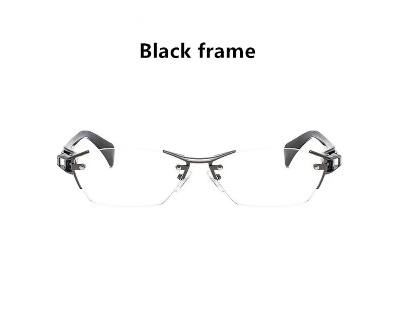 2025Neue Lesebrille für Männer und Frauen, randlos, Antiblulett, Brille, Unisex, photochrome Leser, modisch, Retro, vielseitig, Trendbrille – Detail 11