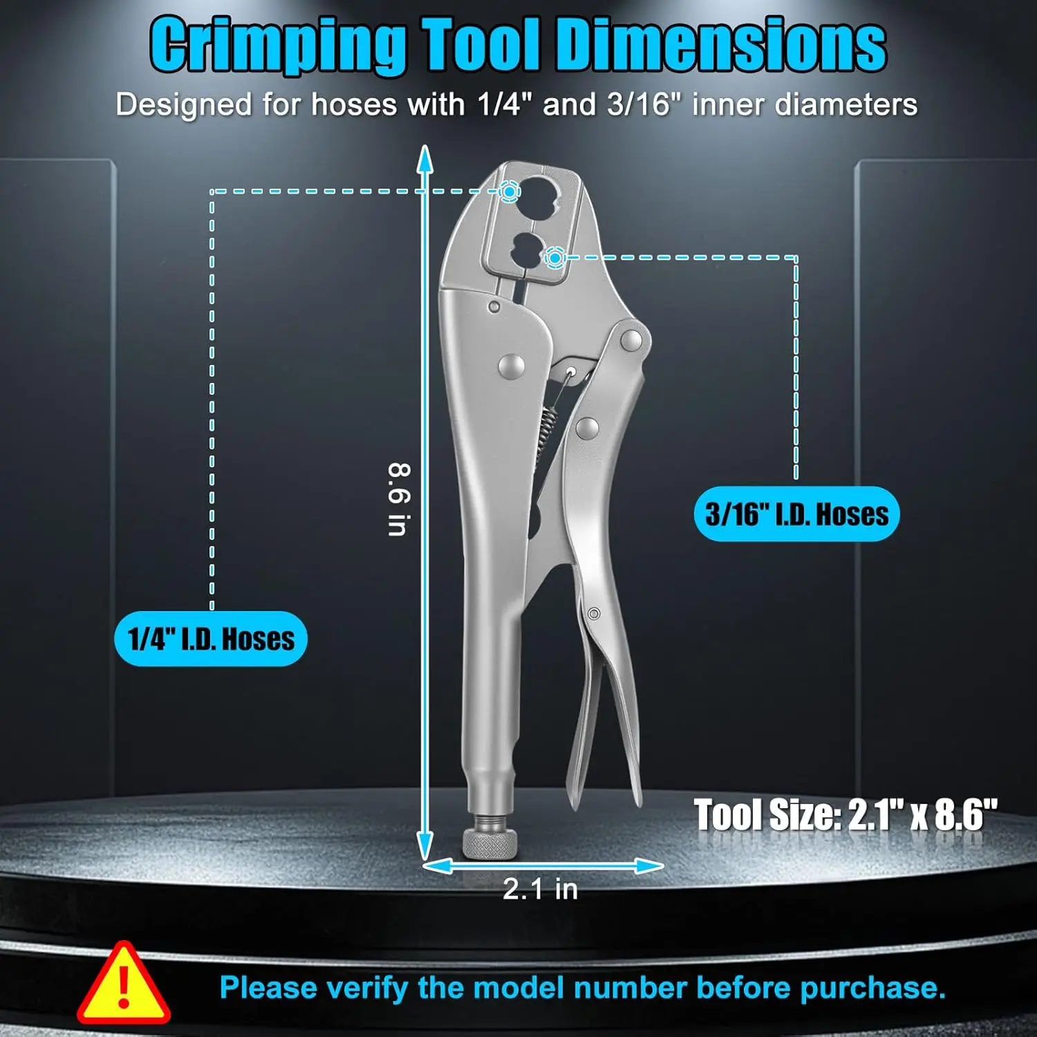 طقم تصليح خرطوم 49 قطعة مع المكشكش، لخراطيم شعلة الأسيتيلين الهوائية/الأكسجين 3/16-1/4 بوصة #3