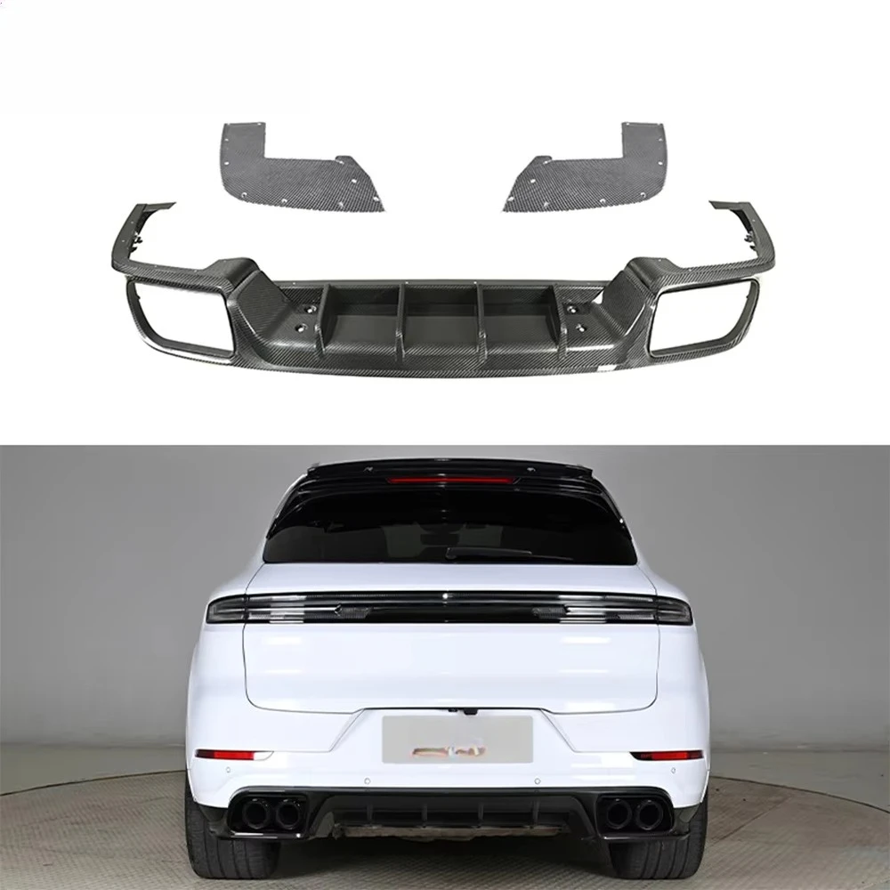 Factory Wholesale Hot Sale Suitable forPorsche 2018 up ‘Cayenne 9Y0 TKT High-quality Dry Carbon Rear Lip Assembly