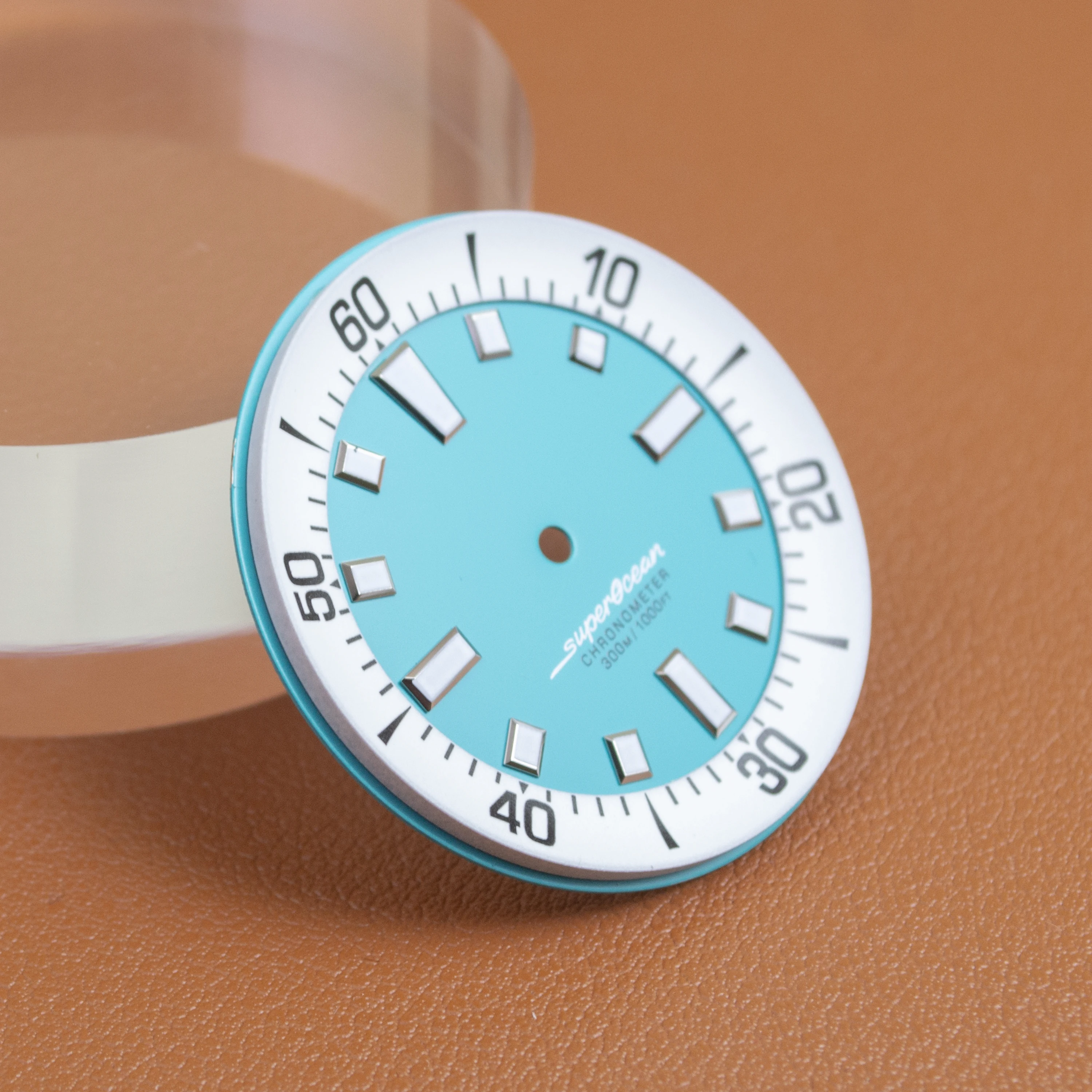 

33.5 MM Watch Dial Hands NH35 Watch Pointers for NH35 NH36 Movement Blue Luminous Watch Faces Blue Luminous Hands