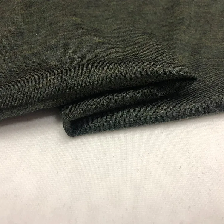 

Высококачественная шерстяная трикотажная ткань в стиле милитари для осенне-зимнего базового свитера премиум-класса из пряжи из эластичной чистой шерсти Cas...