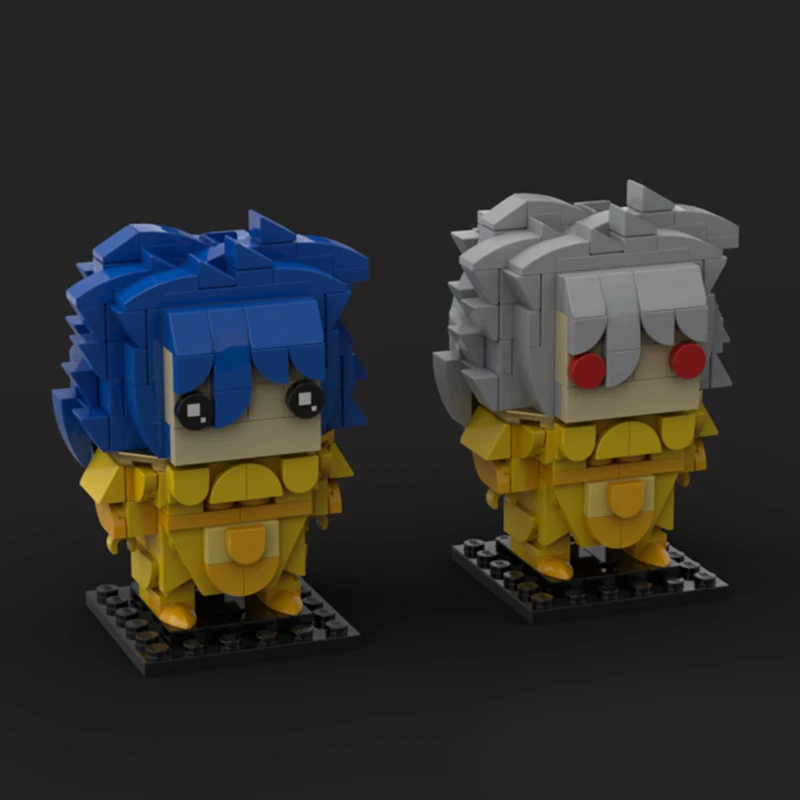 MOC Japan Anime Figur Saint Seiya Baustein-Set Zwölf Sternzeichen Goldener Krieger Cartoon-Puppe Modell Kinderspielzeug Geschenk – Detail 4