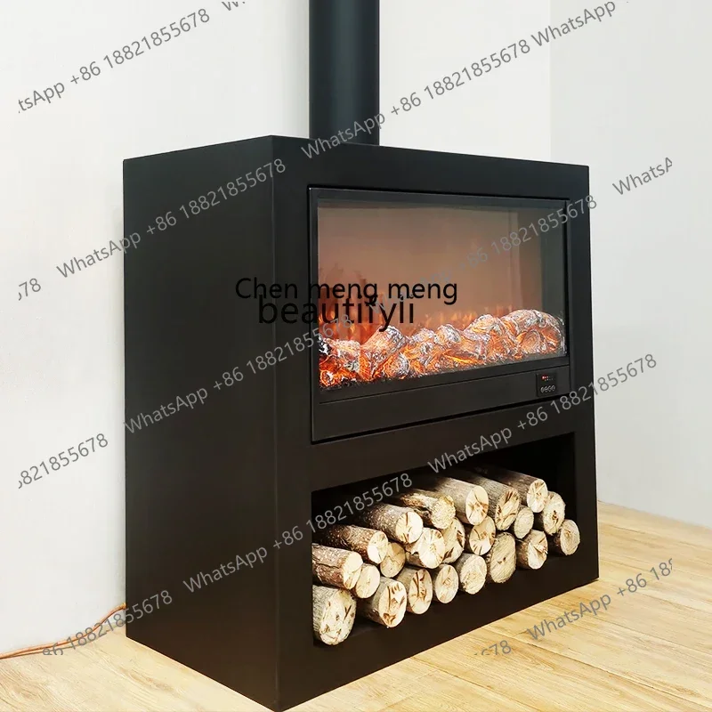 

B7304 Electric fireplace simulation flame embedded fireplace core European decorative cabinet Electronic fireplace heating