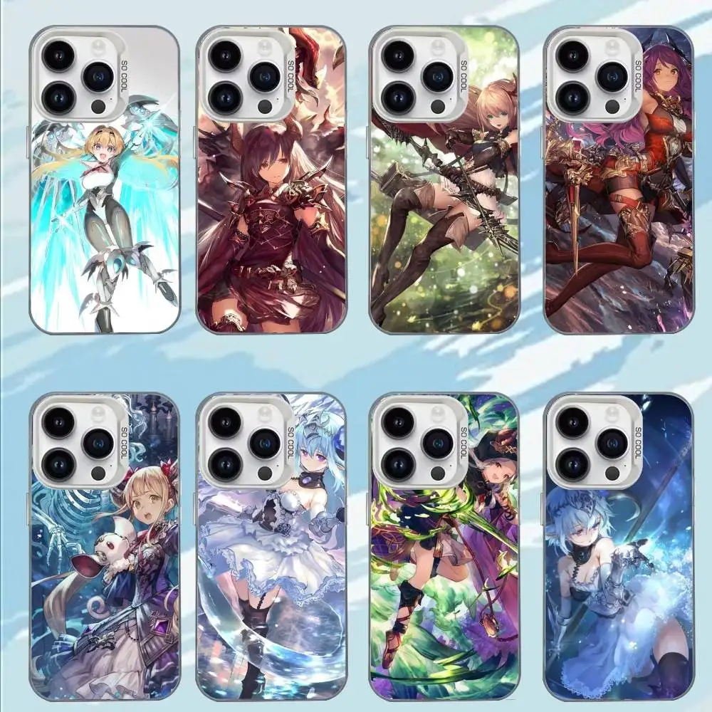

Game S- Shadowverse Phone Case For iPhone 17,16,15,14,13,12,11,Mini,Pro,E,MAX White Candy Matte Shockproof Cover
