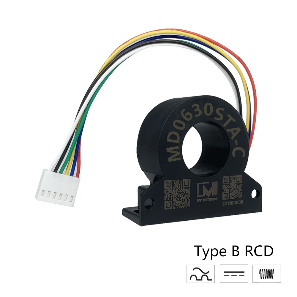 MD0630STA-C IEC Certified Internal RCD AC 30mA DC 6mA RCMU Sensor Type B Leakage Detector