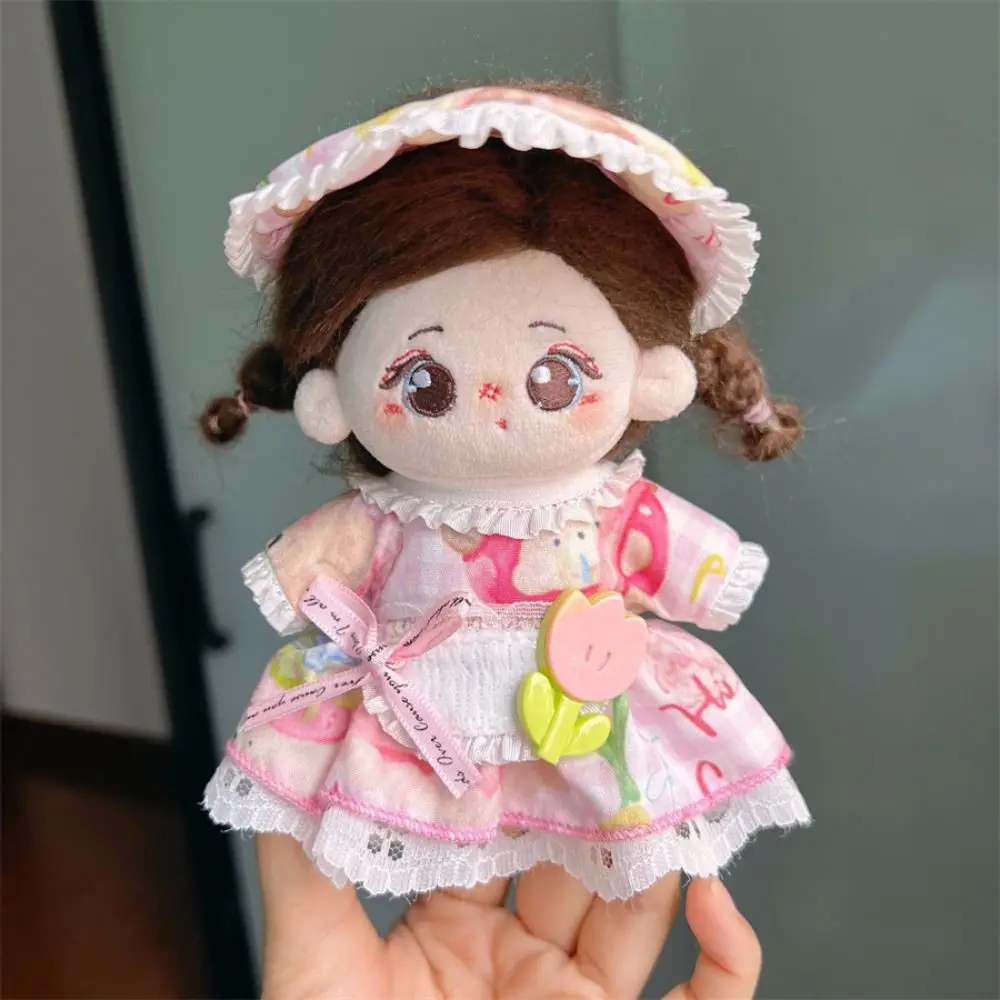 

1 комплект, юбка принцессы, 10 см, хлопковая кукольная одежда, аксессуары для игрушек, разноцветная кукла, платье Лолиты, мини-наряд