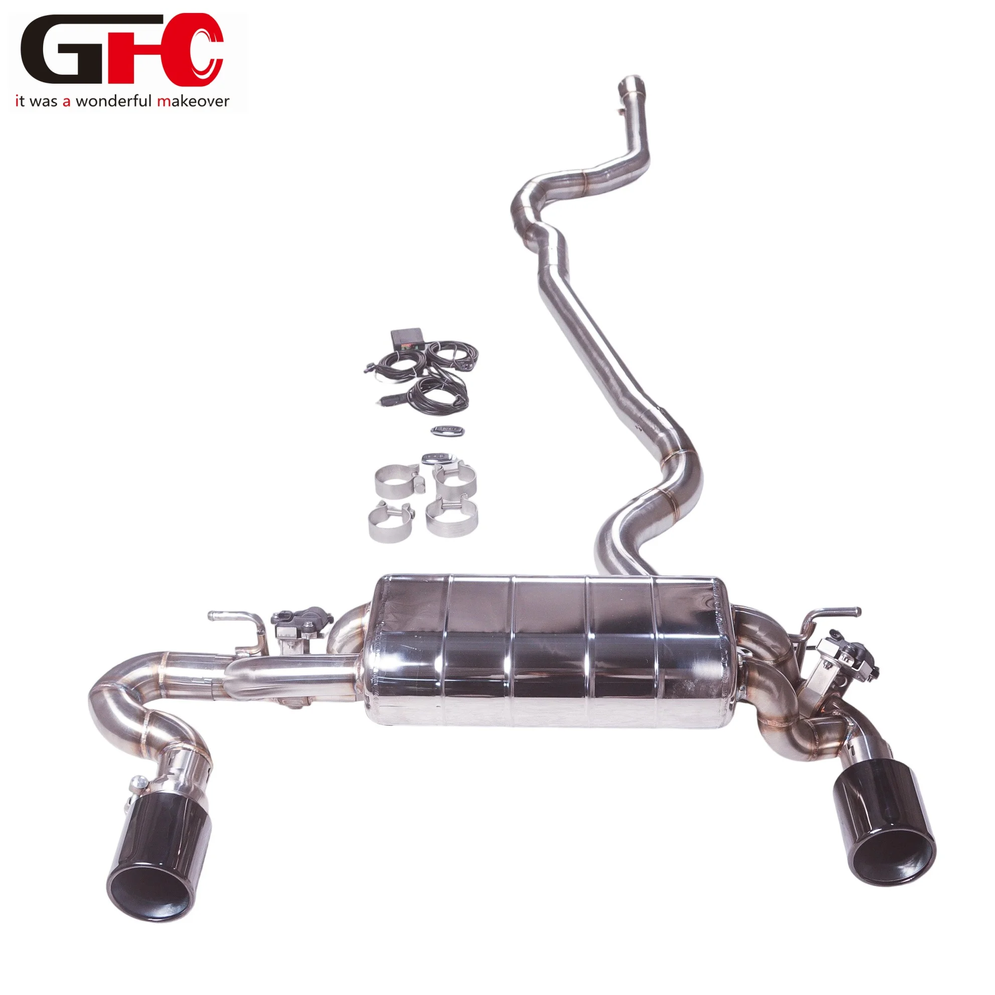 For Professional 2013-2023  220i/225i 2.0T F22/F23 N20/B48 304 Stainless Steel Valvetronic Exhaust System Mirror Finish
