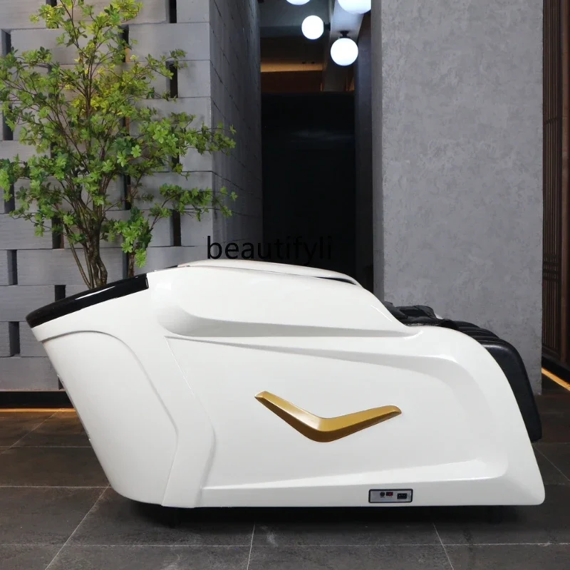 

zxqЭлектрическая массажная кровать для шампуня Автоматическая интеллектуальная многофункциональная парикмахерская Массажная кровать для смыва