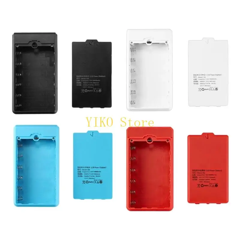 K32C DIY 6Cell 18650 Powerbank Case Holder Shell Display Screen Overcharge Protect