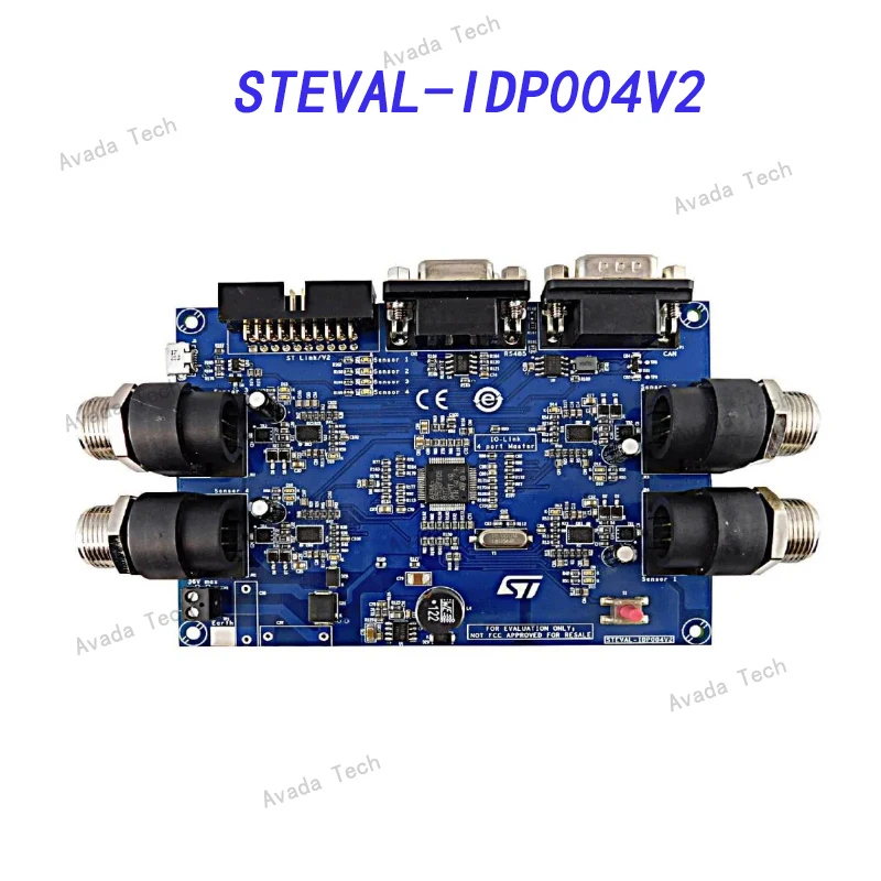 

Avada Tech STEVAL-IDP004V2 Interface Development Tools IO-Link master multi-port evaluation board based on L6360