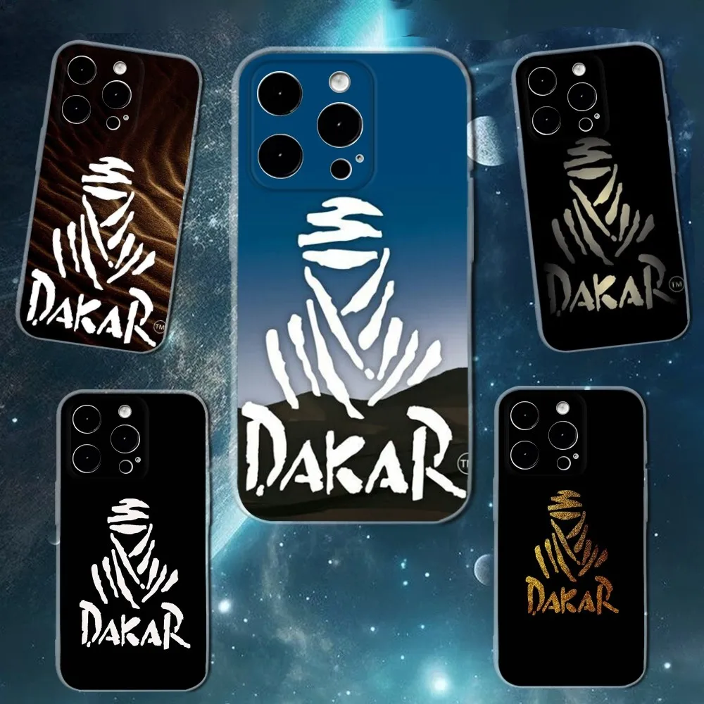 

R-Rally D-Dakar L-Logo Phone Case For iPhone 16,15,14,13,12,11 Plus,Pro,Max,XR,XS,X,7,8 SE,Mini Transparent Silicone Soft