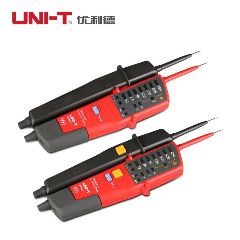 UNI-T  Voltage Tester AC/DC Voltage 3-Phase Voltage Phase Sequence Continuity Digital Multimeter  UT18C UT18D UT15B UT15C