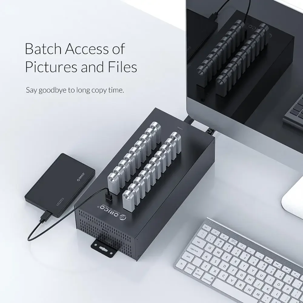 Orico usb hub 20 portas divisor usb industrial usb2.0 hub com 150w adaptador de alimentação independente integrado para windows mac linux