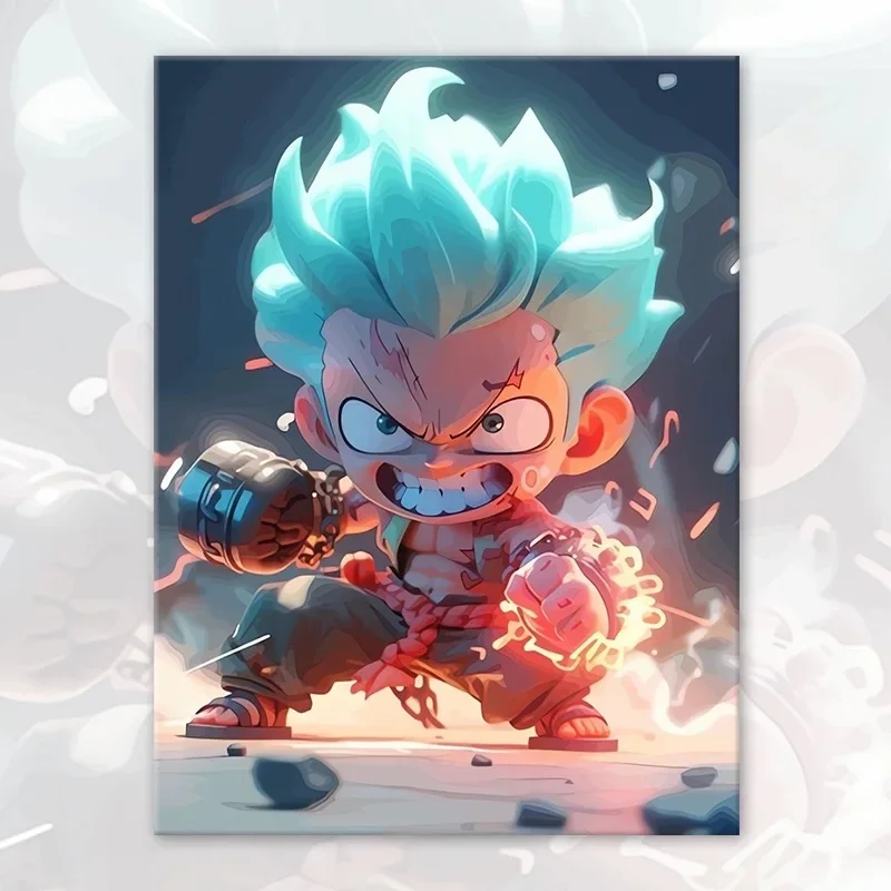 One Pieceอะนิเมะตัวเลขรอบคอสเพลย์ปลอมตัวLuffy Figurine GKอินเทรนด์โต๊ะรูปปั้นเครื่องประดับFigurineของเล่นเด็ก