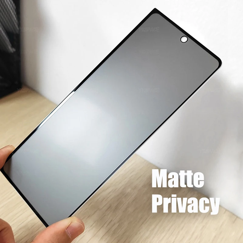 Matte Privacy Anti Spy 9H Tempered Glass For Samsung Galaxy Z Fold 6 SE 5 4 3 2 W25 W24 W23 W22 W21 Front Back Screen Protector