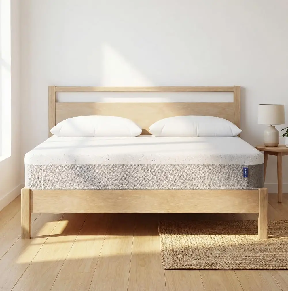 10 Inch Copper Gel Memory Foam Mattress Medium Firm Pressure Relief Fiberglass Free CertiPUR-US Queen, Customized