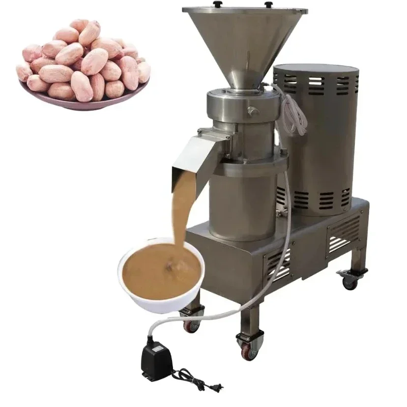 Stainless Steel Commercial Sesame Butter Grinding Machine Tahini Making Machine Peanut Butter Maker Oil Press Machine